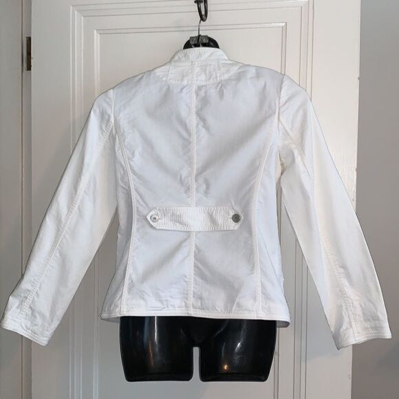 Off white Nehru collar cotton jacket‎ - Picture 7 of 12